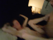 Skinny milf fucked hard by asian student