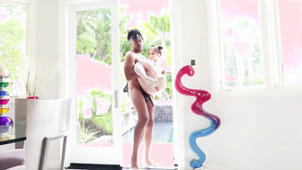 Mega Monster Black Cock for White Hot Girl