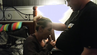 MILF suck lover's cock then hubby's