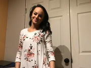 Hot brunette fucks BBC and gets facial cumshot