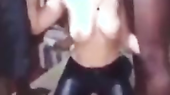 First time with Black Cocks for Girlfriend