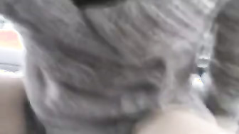 British teen rides and creampies bbc in car