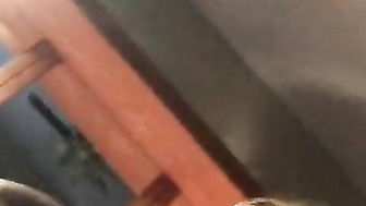 Thick girl records video