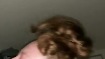 White Girl Sucks and Swallows