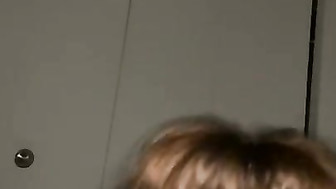 White Girl Sucks and Swallows