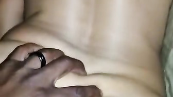 Brunette Hotwife with her Black Bull