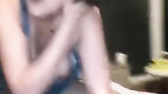 Cuckolding Wife Rides Stranger Condom Splits
