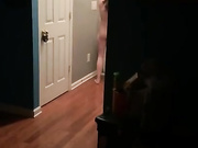 Homemade Gloryhole for Hotwife