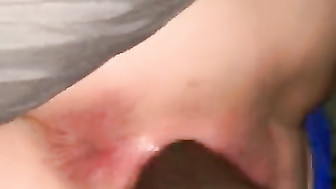 Hubby eating lover's cum